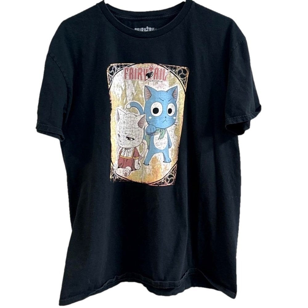 Fairytale Anime T-Shirt Happy and Carla Funimation. Size XL